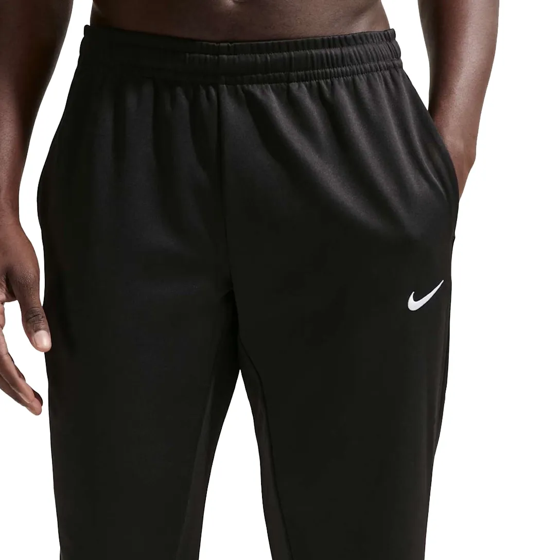 Vista traseira da calça Nike Hyverse Flex masculina preta com logo e detalhes Dri-FIT